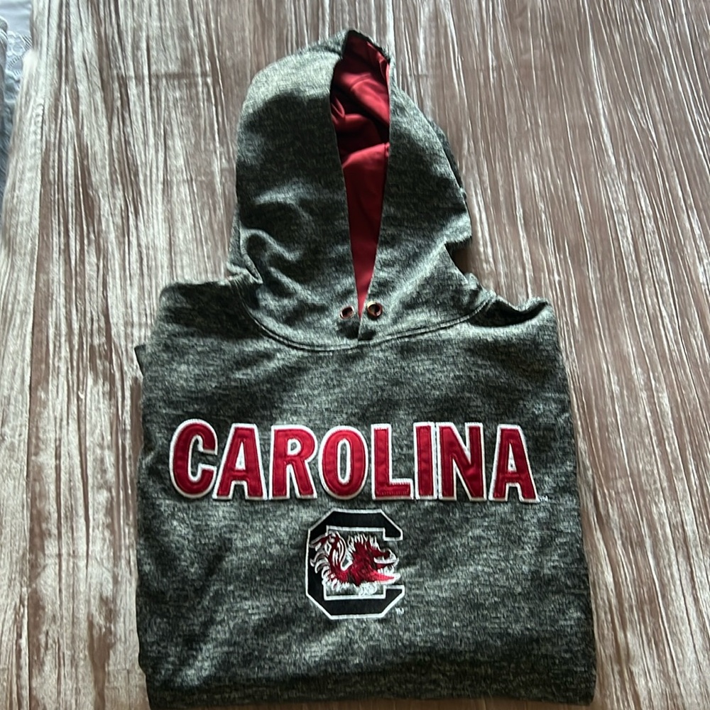South Carolina sweatshirt with hood. Size L.